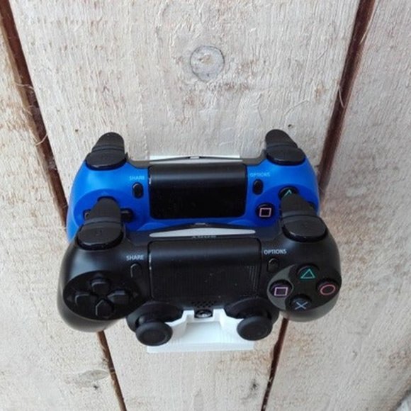 Sony PlayStation 4 Twin Controller Wall Hanger PS4 Gamepad Wall Mount Holder - Picture 5 of 8
